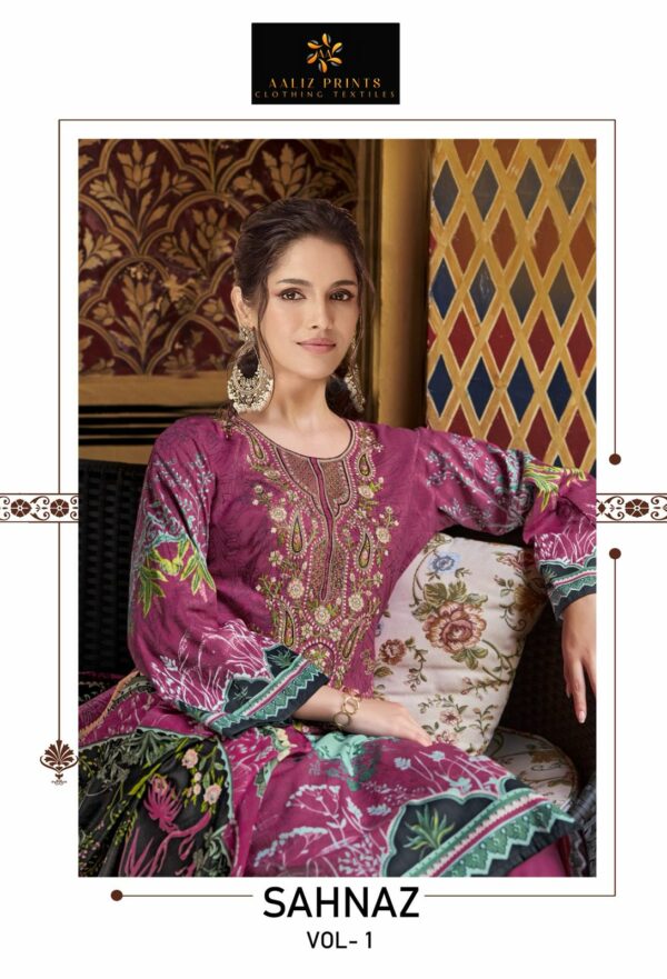 AALIZ PRINTS SAHNAZ VOL 1 LAWN KARACHI SUITS 9.jpg