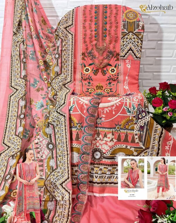 ALZOHAIB QUEEN COURT VOL 3 COTTON PAKISTANI SUITS 1.jpg