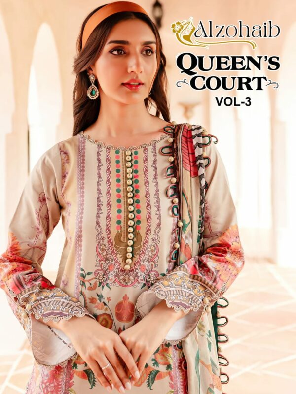 ALZOHAIB QUEEN COURT VOL 3 COTTON PAKISTANI SUITS 5.jpg