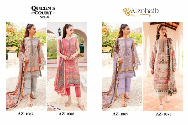 ALZOHAIB QUEEN COURT VOL 3 COTTON PAKISTANI SUITS 6.jpg
