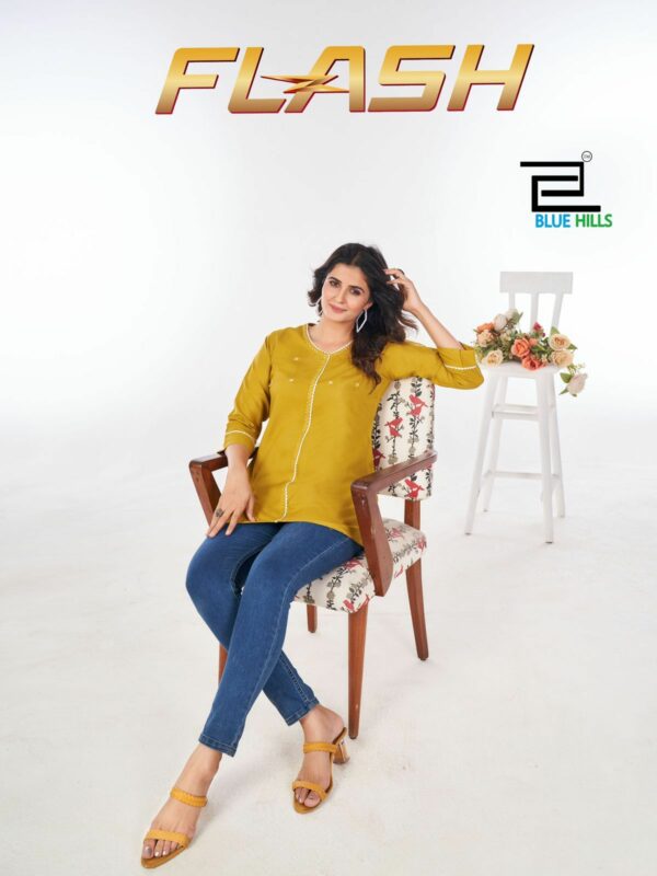 BLUE HILLS FLASH RAYON SHORT KURTI CATALOGUE 1.jpg