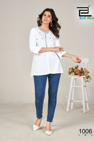 BLUE HILLS FLASH RAYON SHORT KURTI CATALOGUE 5.jpg