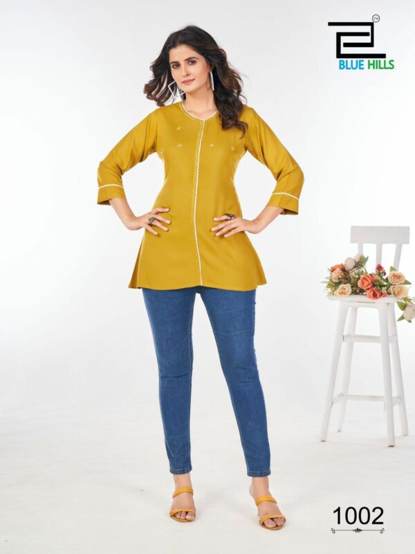 BLUE HILLS FLASH RAYON SHORT KURTI CATALOGUE 7.jpg