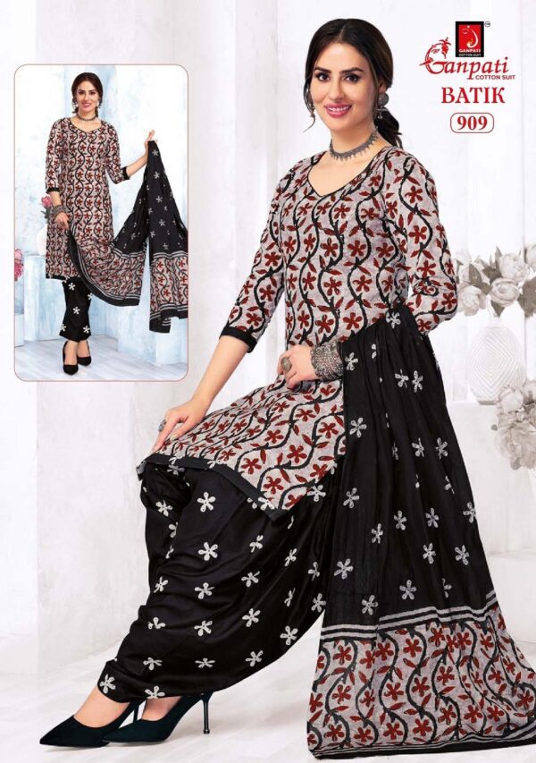 GANPATI BATIK VOL 9 COTTON PRINTED SUIT CATALOGUE 10.jpg