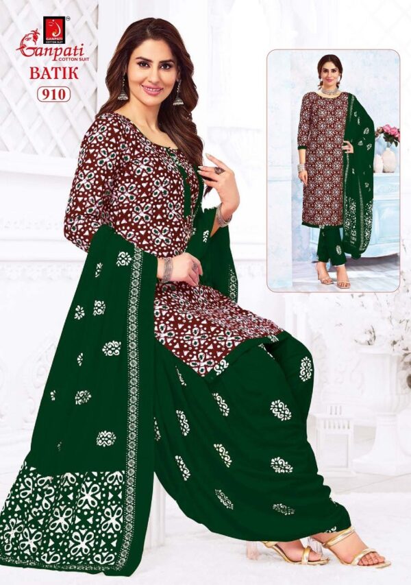 GANPATI BATIK VOL 9 COTTON PRINTED SUIT CATALOGUE 11.jpg