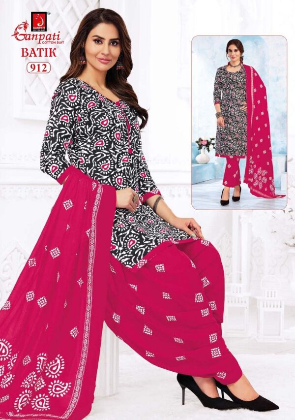 GANPATI BATIK VOL 9 COTTON PRINTED SUIT CATALOGUE 13.jpg