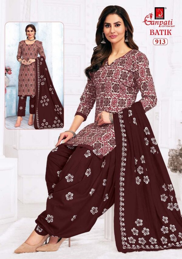 GANPATI BATIK VOL 9 COTTON PRINTED SUIT CATALOGUE 14.jpg