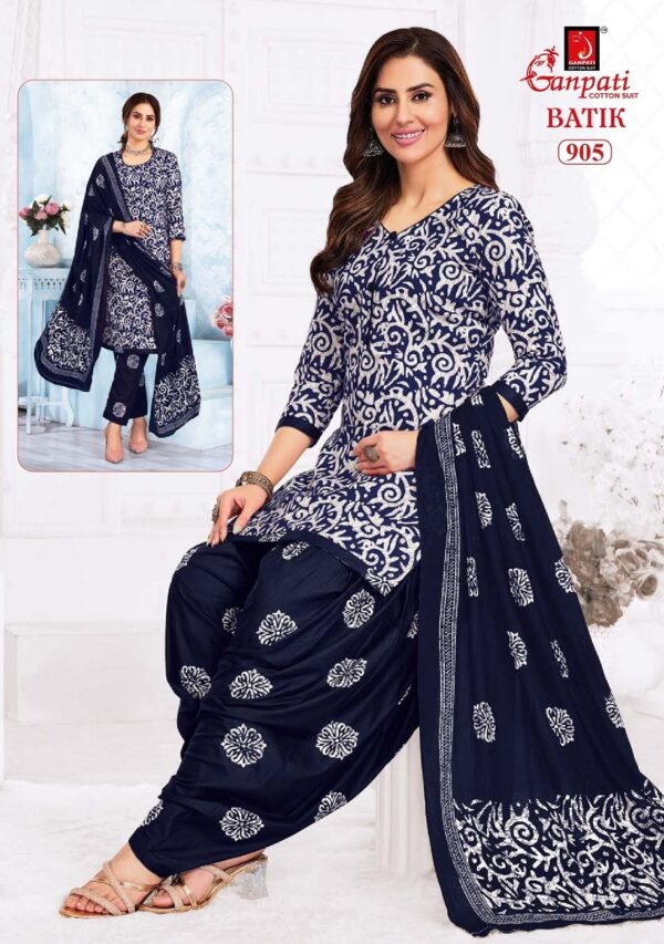 GANPATI BATIK VOL 9 COTTON PRINTED SUIT CATALOGUE 6.jpg