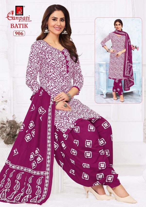 GANPATI BATIK VOL 9 COTTON PRINTED SUIT CATALOGUE 7.jpg
