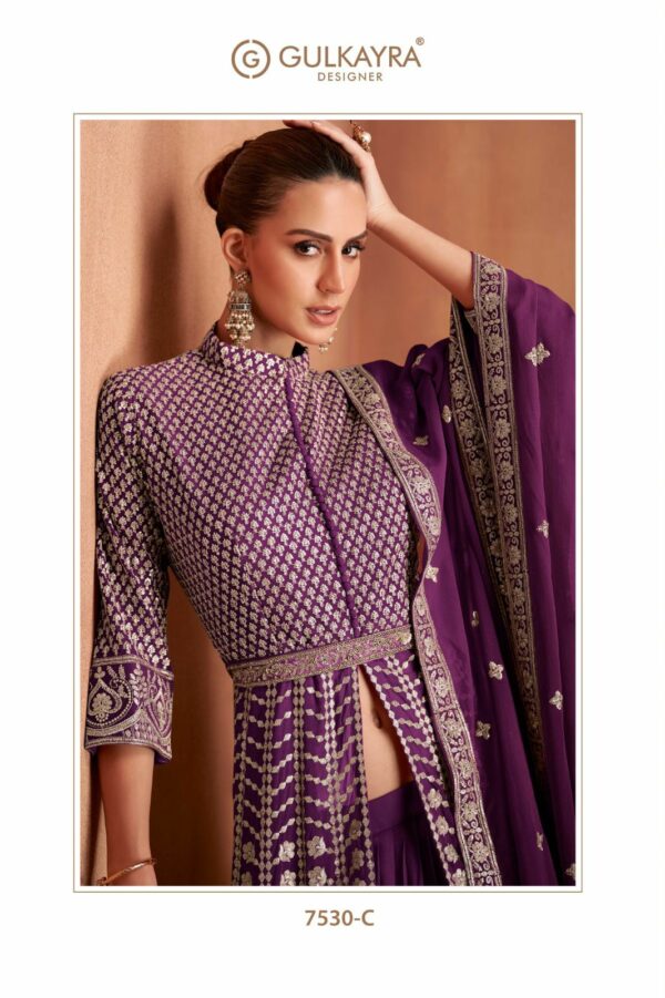 GULKAYRA DESIGNER KHWAB GEORGETTE FANCY SUITS 8.jpg