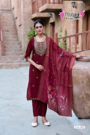 MYSTIC 9 FIZA VOL 3 SILK EMBROIDERY KURTIS SUPPLIER 11.jpg