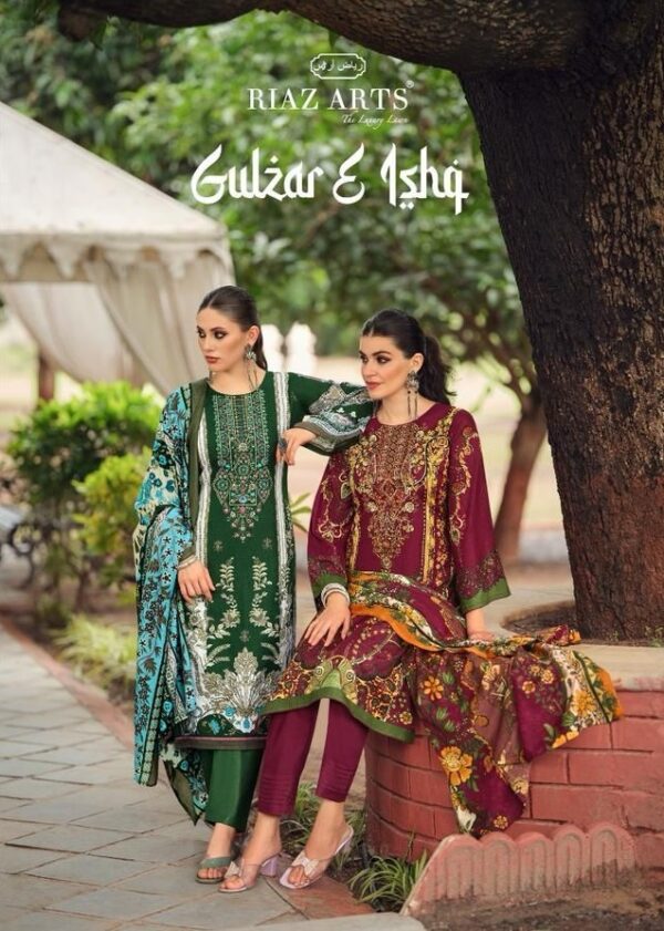 RIAZ ARTS GULZAR E ISHQ PURE KARACHI LAWN SUITS 1.jpg