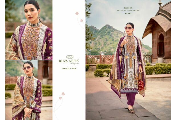 RIAZ ARTS IBADAAT PURE KARACHI LAWN PRINT SUITS 12.jpg