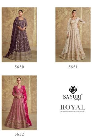 SAYURI DESIGNER ROYAL PARTY WEAR GEORGETTE SUITS 9.jpg