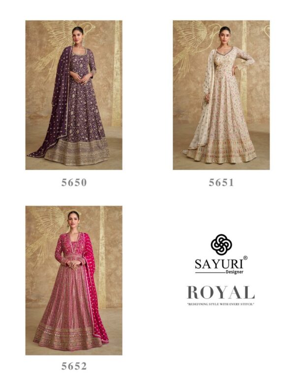 SAYURI DESIGNER ROYAL PARTY WEAR GEORGETTE SUITS 9.jpg