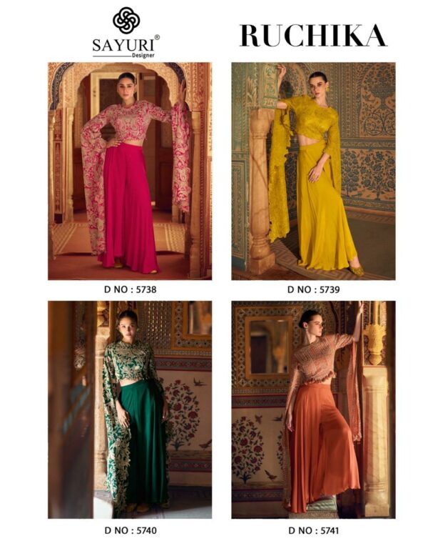 SAYURI DESIGNER RUCHIKA CHINON SILK FANCY SUITS 17.jpg