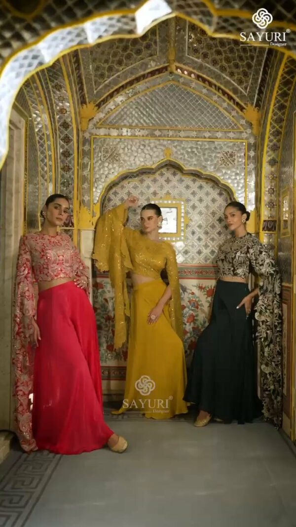 SAYURI DESIGNER RUCHIKA HD ~ #ethnicwear #dresses #fashion #festivewear #womenswear #partywear #style #longsleevesdresses 040