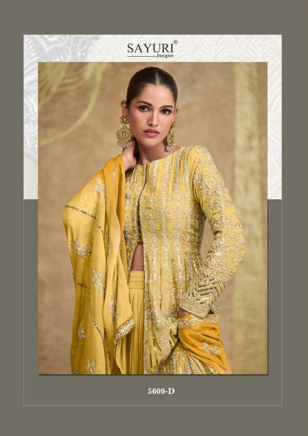 SAYURI DESIGNER SAWARIA GOLD REAL GEROGETTE SUITS 7.jpg