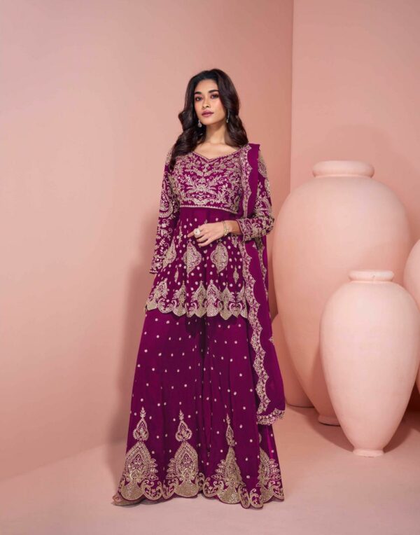 SAYURI DESIGNER VEERA REAL GEROGETTE FANCY SUITS 2.jpg