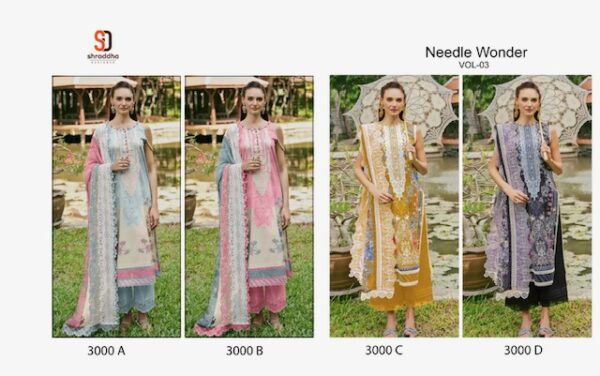 SHRADDHA DESIGNER NEEDLE WONDER VOL 3 SUITS 5.jpg