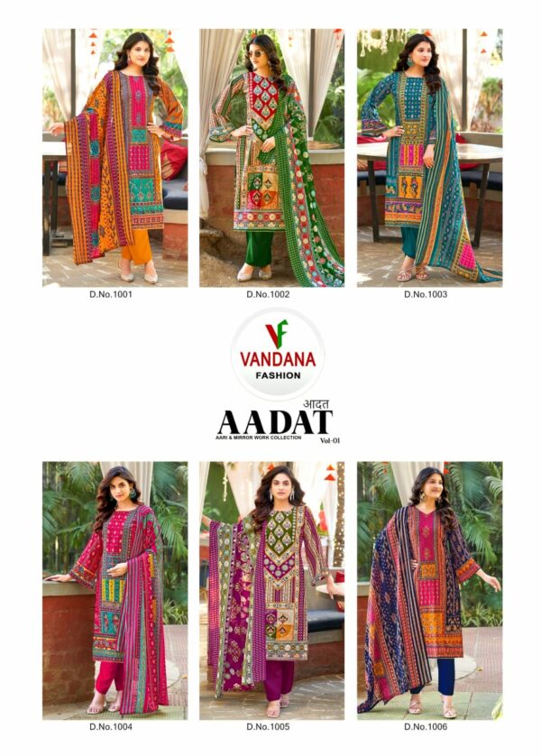 VANDANA FASHION AADAT VOL 1 VISCOSE PRINTED SUITS 1.jpg