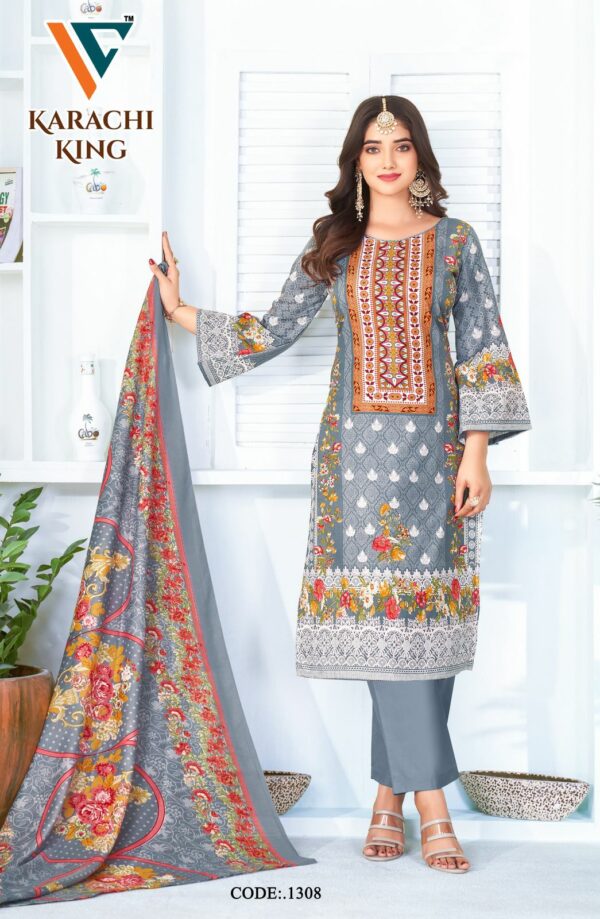 VANDANA‎‎‎‎‎ CREATION KARACHI KING‎ VOL 13 COTTON SUITS 10.jpg