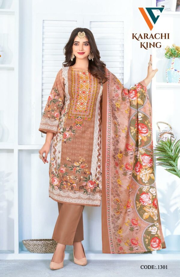 VANDANA‎‎‎‎‎ CREATION KARACHI KING‎ VOL 13 COTTON SUITS 3.jpg