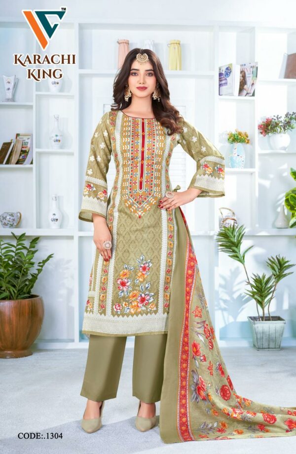 VANDANA‎‎‎‎‎ CREATION KARACHI KING‎ VOL 13 COTTON SUITS 6.jpg