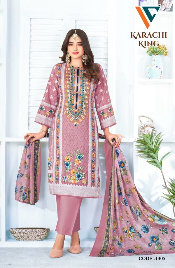 VANDANA‎‎‎‎‎ CREATION KARACHI KING‎ VOL 13 COTTON SUITS 7.jpg