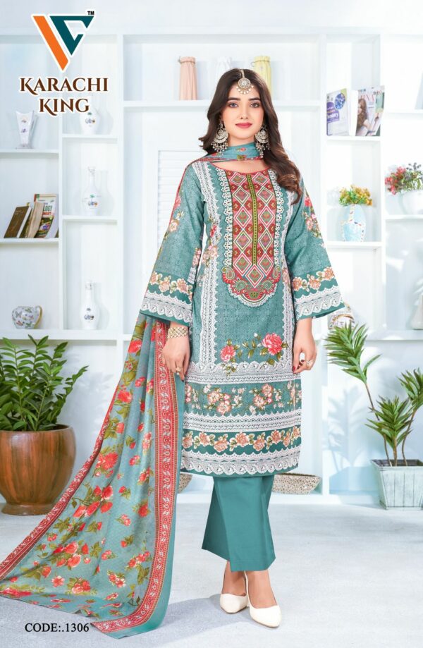 VANDANA‎‎‎‎‎ CREATION KARACHI KING‎ VOL 13 COTTON SUITS 8.jpg