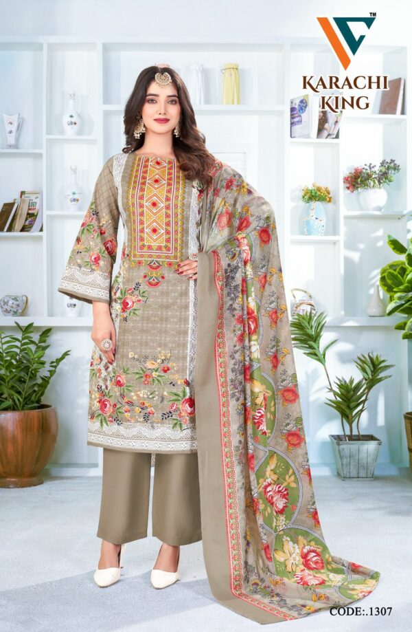 VANDANA‎‎‎‎‎ CREATION KARACHI KING‎ VOL 13 COTTON SUITS 9.jpg