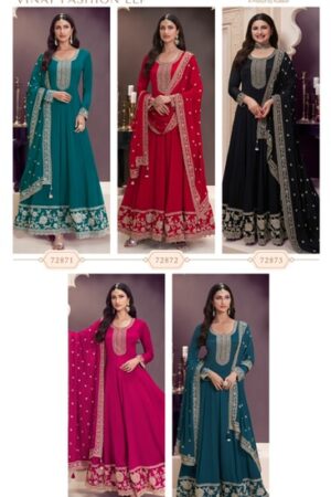 VINAY FASHION KULEESH BLAZE SALWAR SUITS CATALOG 9.jpg