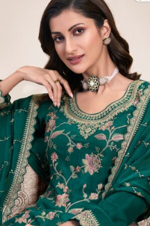 VINAY KULEESH LEKHA CHINON EMBROIDERY SUITS 9.jpg