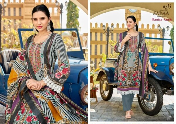 ZAARA HANIYA AAMIR VOL 21 PAKISTANI LAWN SUITS 7.jpg
