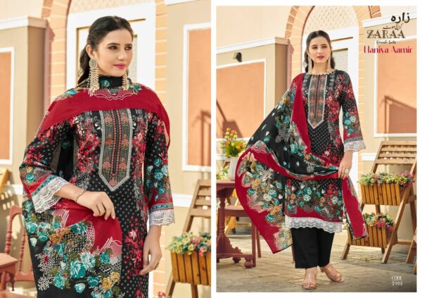 ZAARA HANIYA AAMIR VOL 21 PAKISTANI LAWN SUITS 8.jpg