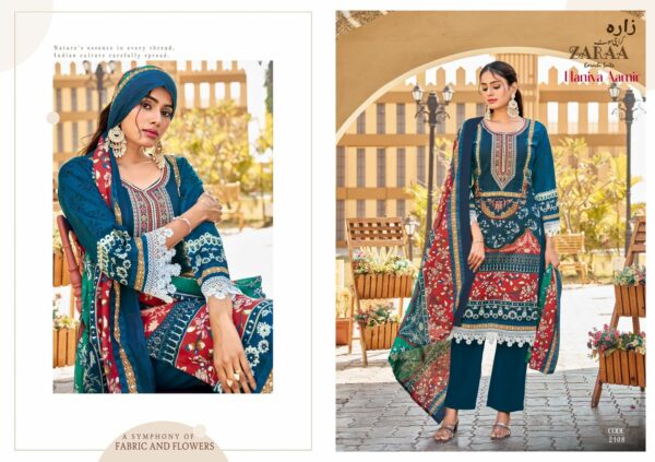 ZAARA HANIYA AAMIR VOL 21 PAKISTANI LAWN SUITS 9.jpg