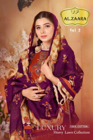 Al ZAARA VOL 2 LUXURY HEAVY LAWN COLLECTION SUITS 6.jpg