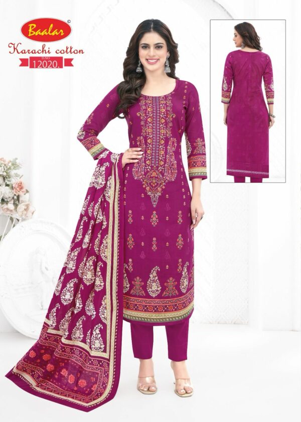 BAALAR KARACHI COTTON VOL 12 DRESS MATERIAL 1.jpg