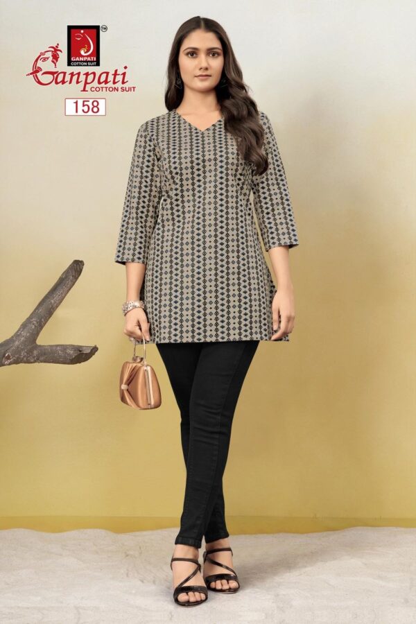 GANPATI TARANA VOL 2 COTTON TUNIC SHORT KURTI 12.jpg