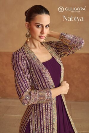 GULKAYRA DESIGNER NABIYA REAL GEORGETTE SUITS 4.jpg