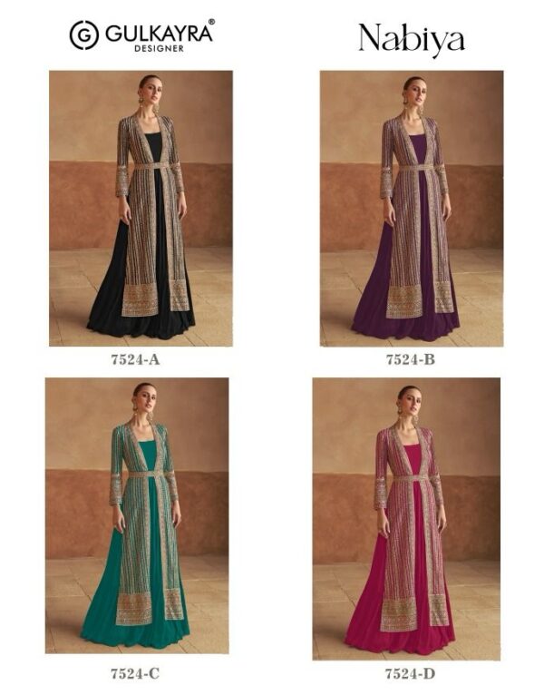 GULKAYRA DESIGNER NABIYA REAL GEORGETTE SUITS 6.jpg