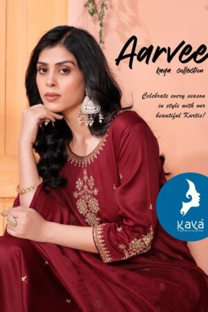 KAYA KURTI AARVEE GAJI SILK READYMADE KURTI 7.jpg