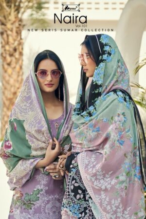 KESAR NAIRA VOL 101 PURE COTTON PRINTED SUITS 1.jpg