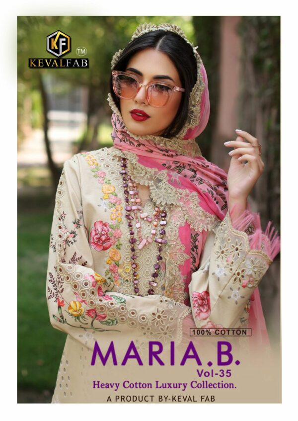 KEVAL FAB MARIA B VOL 35 LAWN KARACHI SUITS 7.jpg