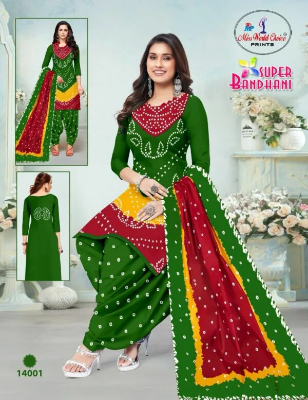 MISS WORLD BANDHANI VOL 14 COTTON PRINTED SUITS 11.jpg