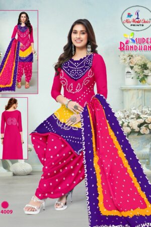 MISS WORLD BANDHANI VOL 14 COTTON PRINTED SUITS 4.jpg