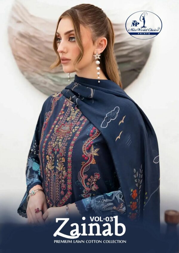 MISS WORLD ZAINAB VOL 3 LAWN KARACHI SUITS SUPPLIER 7.jpg