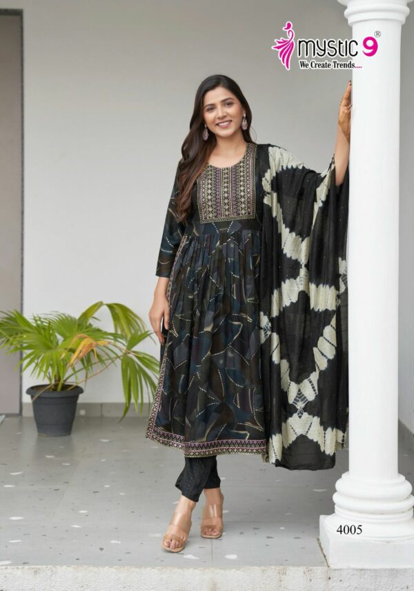 MYSTIC 9 BLACK BEAUTY VOL 4 RAYON NYRA CUT KURTI 4.jpg