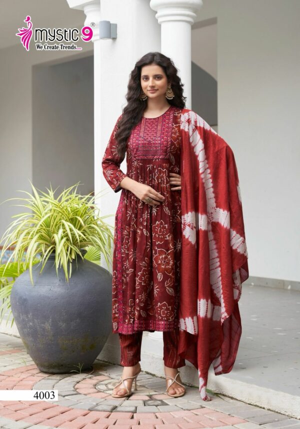 MYSTIC 9 BLACK BEAUTY VOL 4 RAYON NYRA CUT KURTI 5.jpg