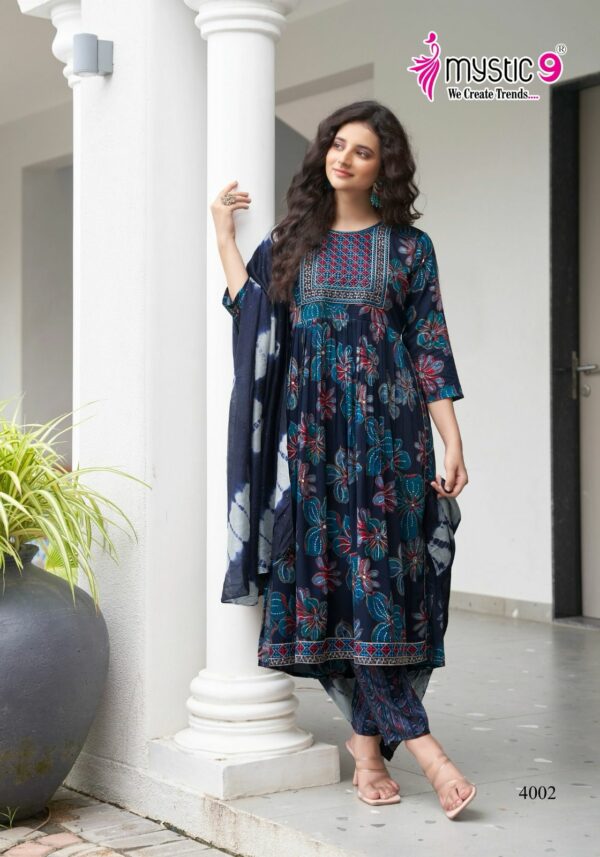 MYSTIC 9 BLACK BEAUTY VOL 4 RAYON NYRA CUT KURTI 6.jpg